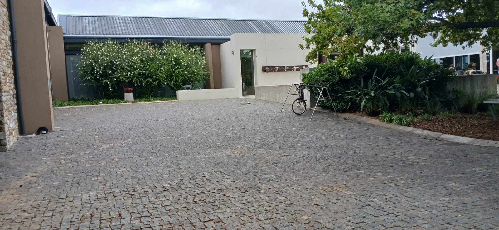 Winelands estate courtyard